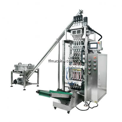 multilane food packaging machinery for dry powder